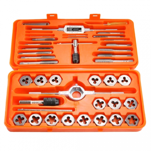 Tap & Die Set, 41-Piece