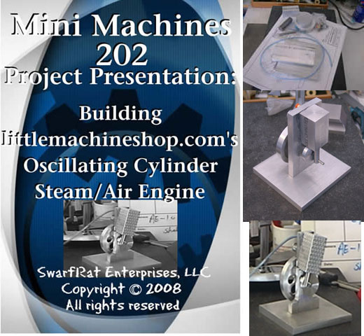 Oscillating Steam Engine Material Kit and Instructional DVD