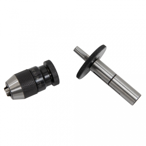 Sensitive Drill Feed and 1~8in (3 mm) Keyless Drill Chuck
