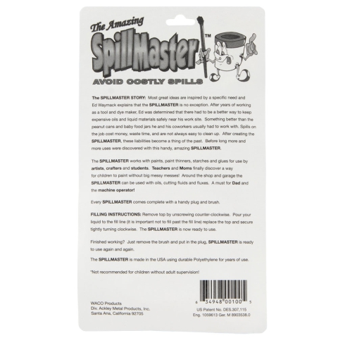 SpillMaster Container - Product Instructions"