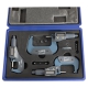 Micrometer Set, 0-3", Digital, iGaging