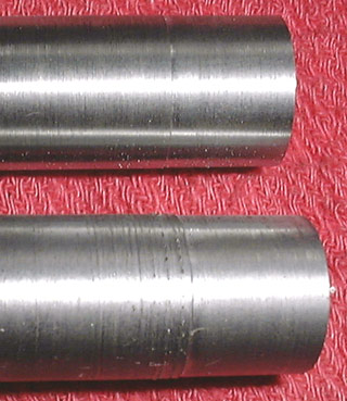 Comparison between Carbide and HSS inserts.